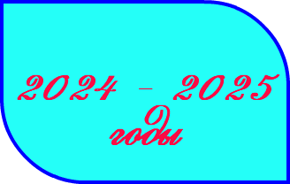 &nbsp;2024 - 2025 годы 
